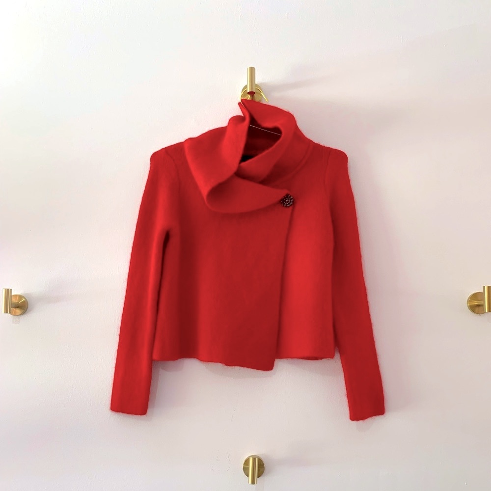 Red Wool Sweater